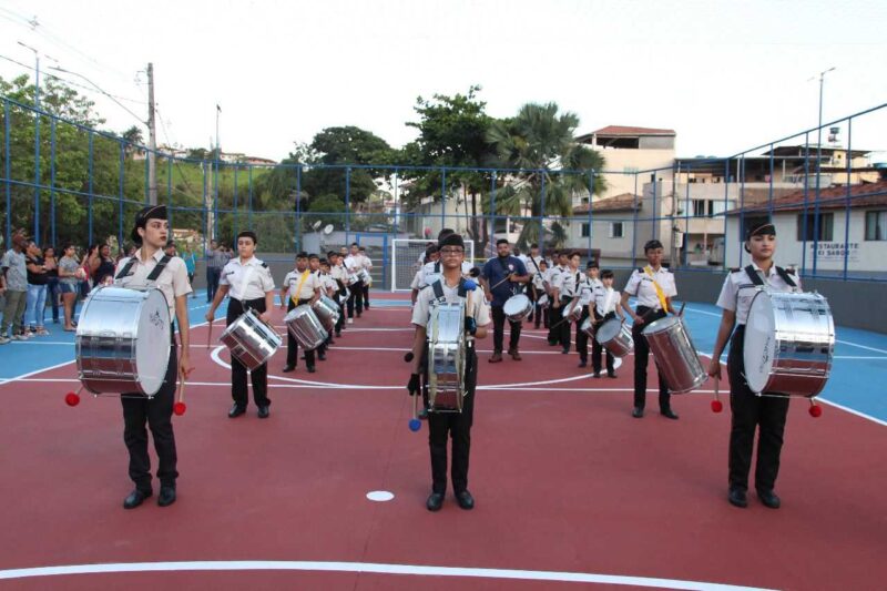 Após reforma, quadra da Vila Santa Santa Izabel terá aulas de futsal e handebol