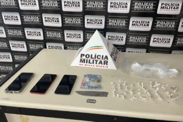 Quatro homens são presos com 44 pedras de crack em Monlevade