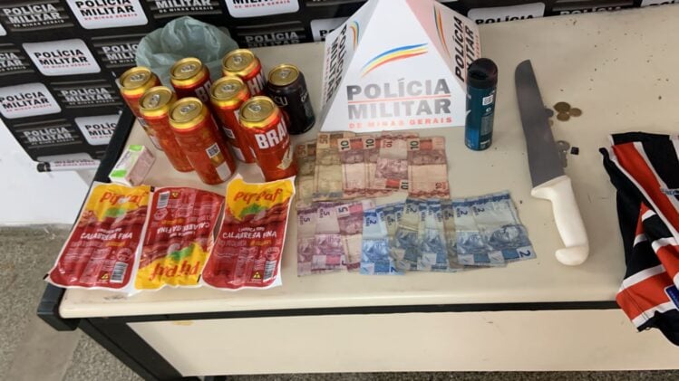 Homem é preso furtando cerveja e linguiça calabresa