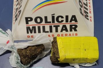 PM detém dupla por tráfico de drogas em Santa Maria de Itabira