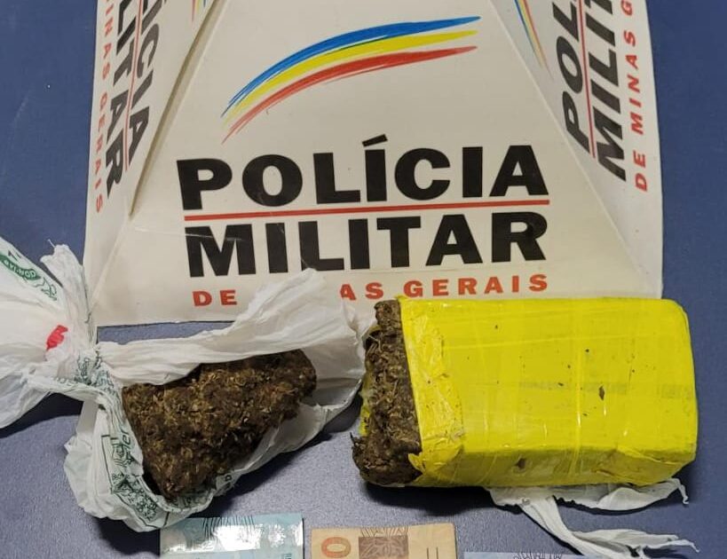 PM detém dupla por tráfico de drogas em Santa Maria de Itabira