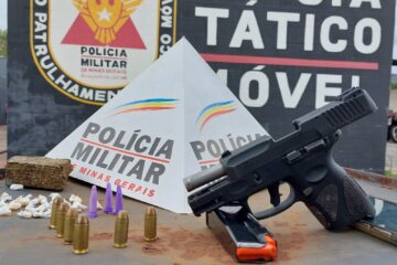 Rocca prende homem com pistola e drogas no bairro Hamilton