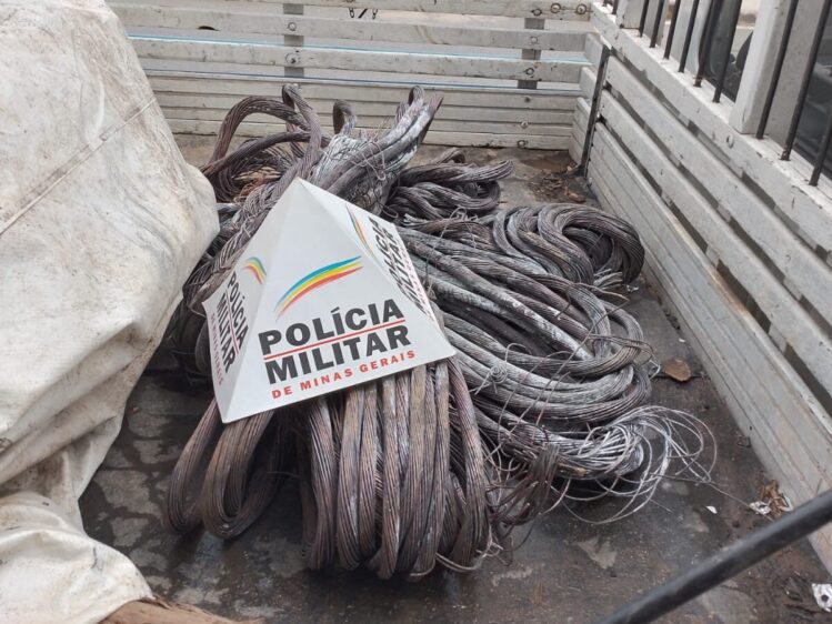 PM detém homens por receptação de cobre em Itabira