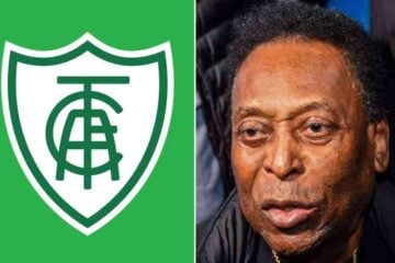 América deseja melhoras a Pelé, internado com câncer em São Paulo