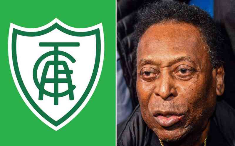 América deseja melhoras a Pelé, internado com câncer em São Paulo