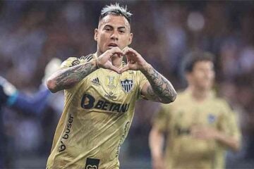 Vargas se isola como 5° maior artilheiro estrangeiro do Atlético