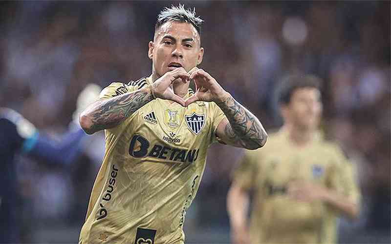 Vargas se isola como 5° maior artilheiro estrangeiro do Atlético