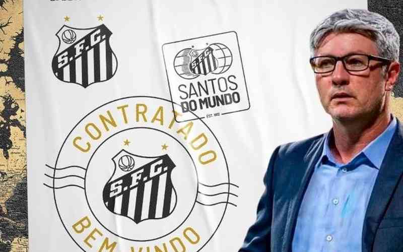 Especulado no Atlético, Odair Hellmann acerta com o Santos