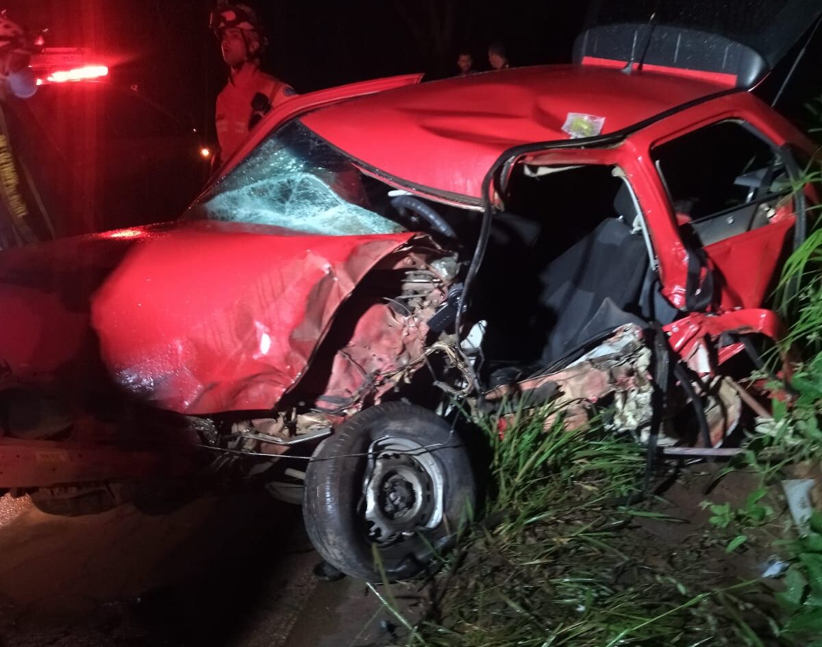 Motorista morre após grave acidente na MG-435, em Caeté