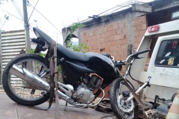 Polícia Militar recupera moto furtada em Itabira