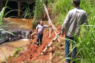 Deslizamento de terra interrompe abastecimento no Chapada e Boa Esperança