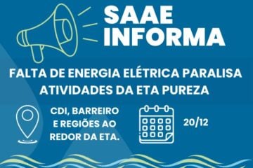Falta de energia elétrica paralisa atividades da ETA Pureza