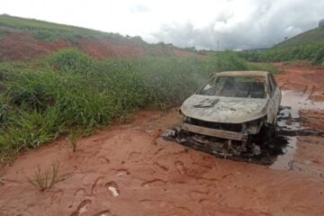 Ônix usado em homicídios é encontrado carbonizado no Gabiroba