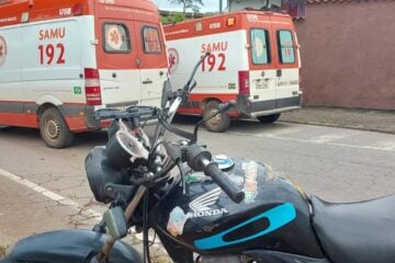 Mulher fica ferida em acidente na Avenida Central
