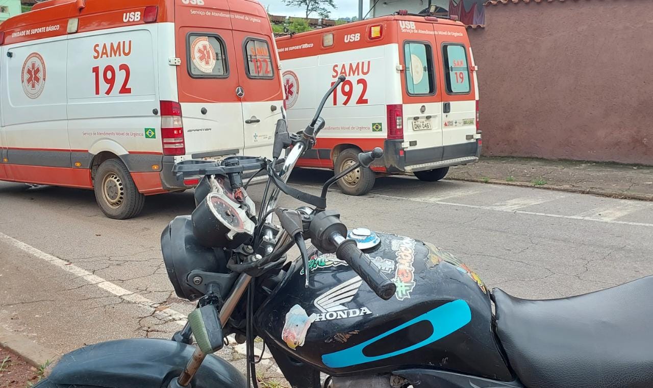 Mulher fica ferida em acidente na Avenida Central