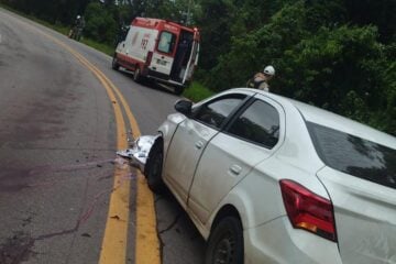 Colisão frontal deixa dois mortos em Caeté