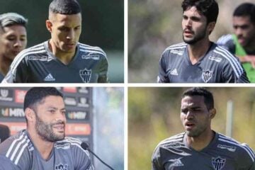 Preparador projeta retornos de Arana, Rabello, Hulk e Kardec no Atlético