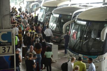 Movimento na rodoviária do Rio de Janeiro se aproxima da pré-pandemia