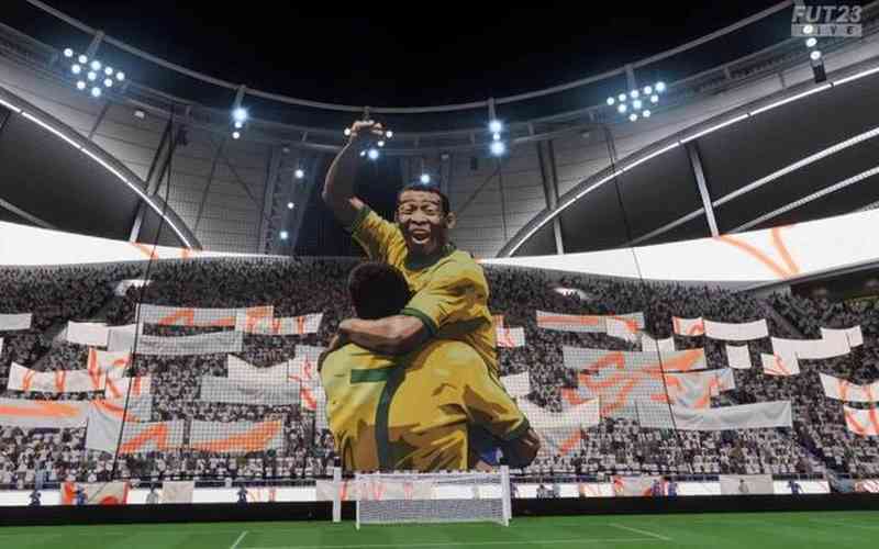 Pelé é homenageado nos gramados virtuais pelo game ‘Fifa 23’