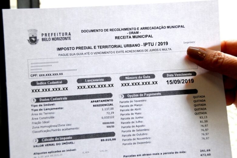 IPTU de Belo Horizonte tem reajuste para 2023; imposto pode ser pago em até 11 parcelas