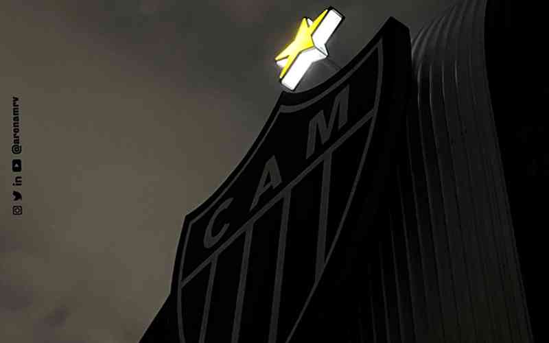 Atlético faz homenagem a Pelé na Arena MRV