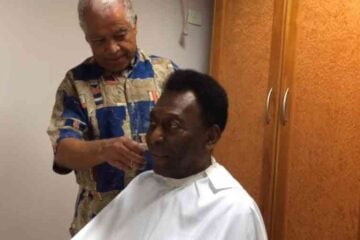Filha publica vídeo de Pelé na intimidade durante a Copa de 2014