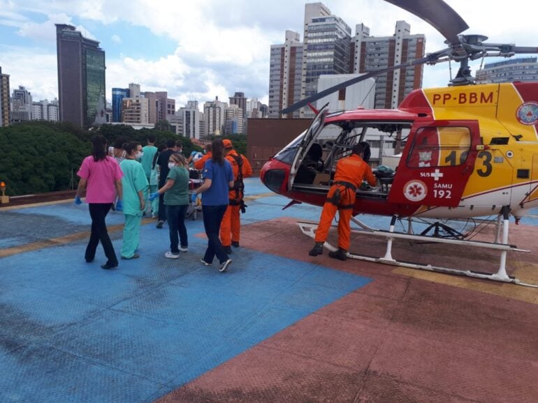 Criança de 4 anos se afoga em piscina e precisa ser levado para o Hospital João XXIII