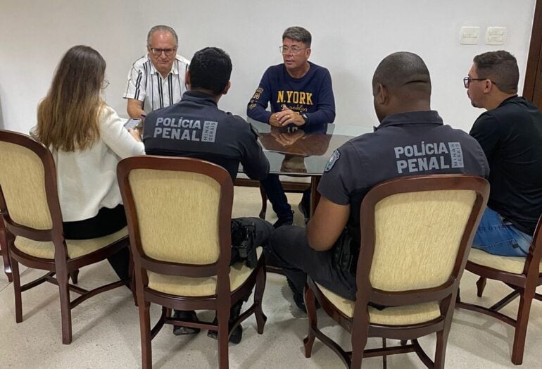 Prefeito de Monlevade recebe representantes da Segurança Pública estadual