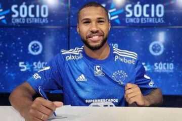Cruzeiro anuncia a contratação do atacante Wesley, ex-Palmeiras