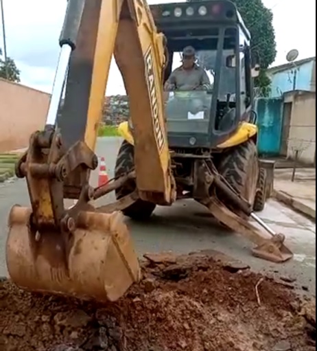 Itabira: Saae realiza manutenção na rede de água e abastecimento é suspenso no Colina da Praia