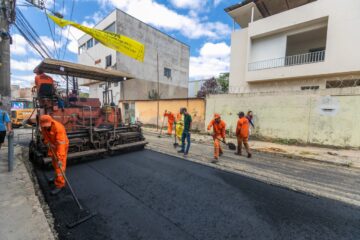 Ipatinga: obra de recapeamento muda trânsito no bairro Vila Celeste