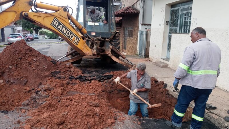 Itabira: trânsito parcialmente interditado para manutenção na rede de água no Areão