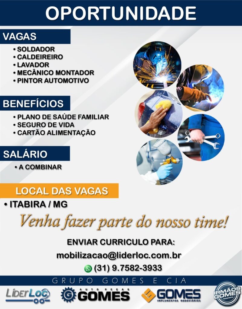 Empresa itabirana oferece oportunidades de trabalho; confira as vagas
