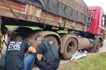 Homem morre atropelado pelo próprio caminhão no Anel Rodoviário