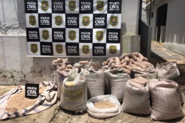 Homem é preso com 800 quilos de feijão em cidade mineira