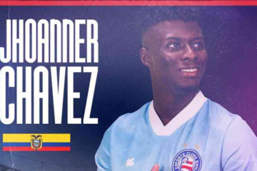 Bahia anuncia contratação do lateral Jhoanner Chávez, 9º reforço para 2023