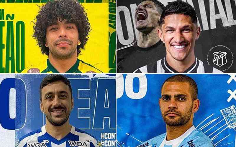 Times da Série B contratam reforços que jogaram no futebol mineiro; veja