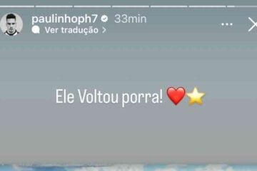 Paulinho, do Atlético, comemora posse de Lula: ‘Ele voltou p*!’