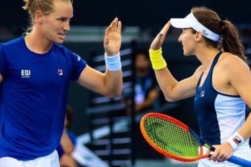 Stefani e Matos ganham de virada e vão à final do Aberto da Austrália