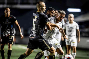 Santos empata com Água Santa, chega ao 3º jogo sem vencer e ouve vaias