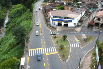 Prefeitura de Monlevade dá prosseguimento à pintura viária em ruas e avenidas