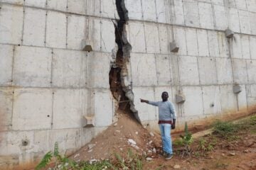 Obra do DNIT que custou R$7 milhões tem estrutura danificada meses após sua construção