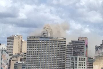 Urgente: Incêndio atinge Othon Palace, em Belo Horizonte
