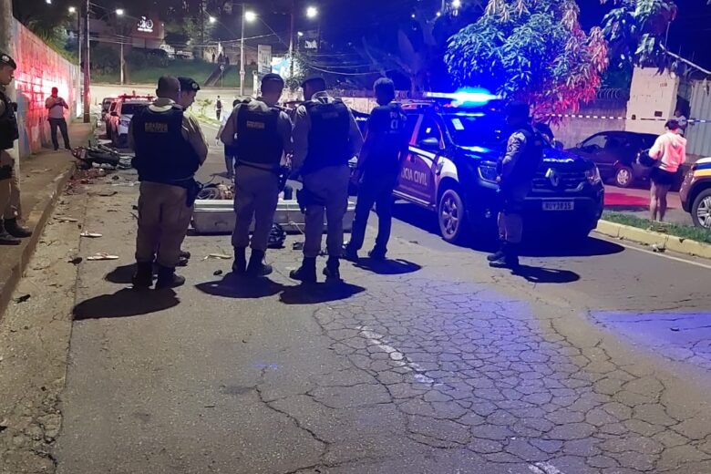Homens em fuga provocam acidente com morte em Itabira