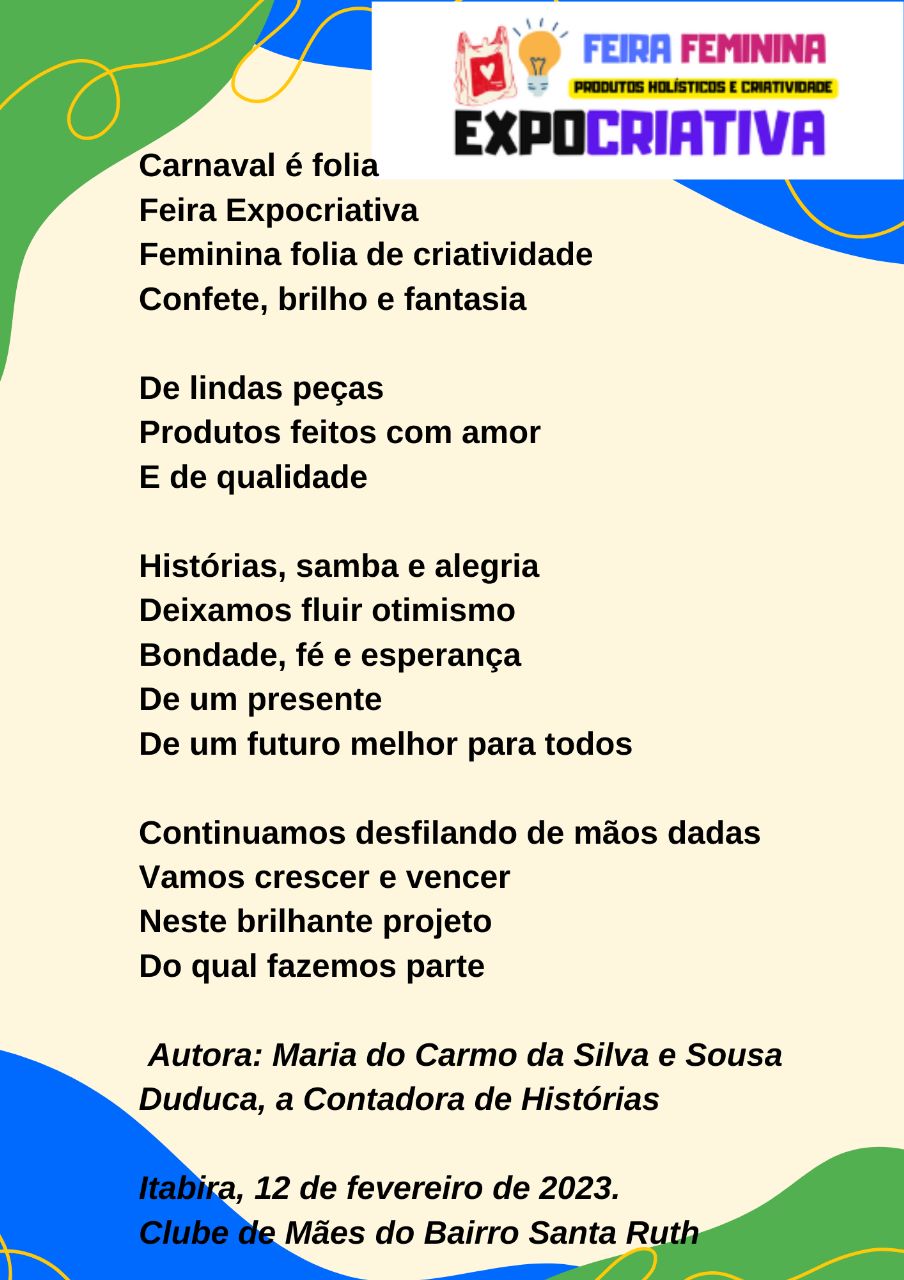 ExpoCriativa, no Santa Ruth, expõe artesanato e produtos das alunas do curso "Feiras de Artesanato"