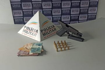 Tático Móvel apreende pistola Glock no Madre Maria de Jesus