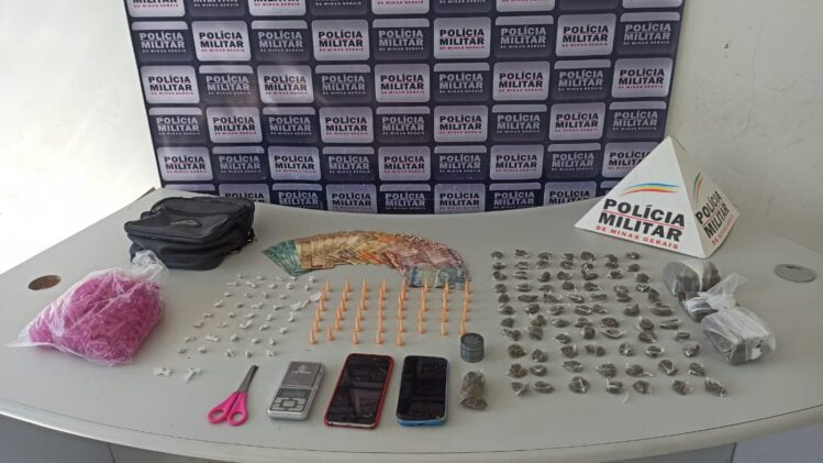 PM apreende drogas e detém autor de tráfico no Gabiroba