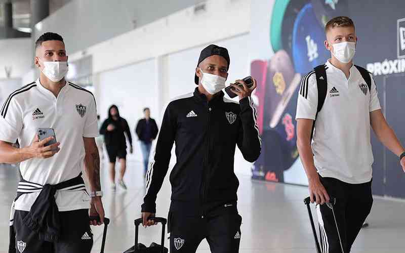 Atlético desembarca em Caracas após cerca de 16 horas de viagem