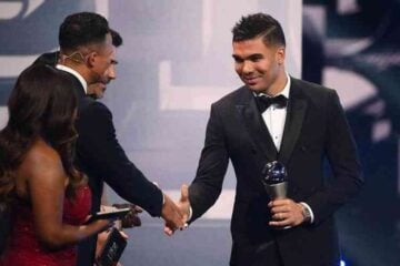 Com Casemiro como único escolhido, Brasil passa despercebido no The Best