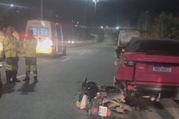 Motociclista morre após acidente envolvendo carro do influenciador Tiago Toguro